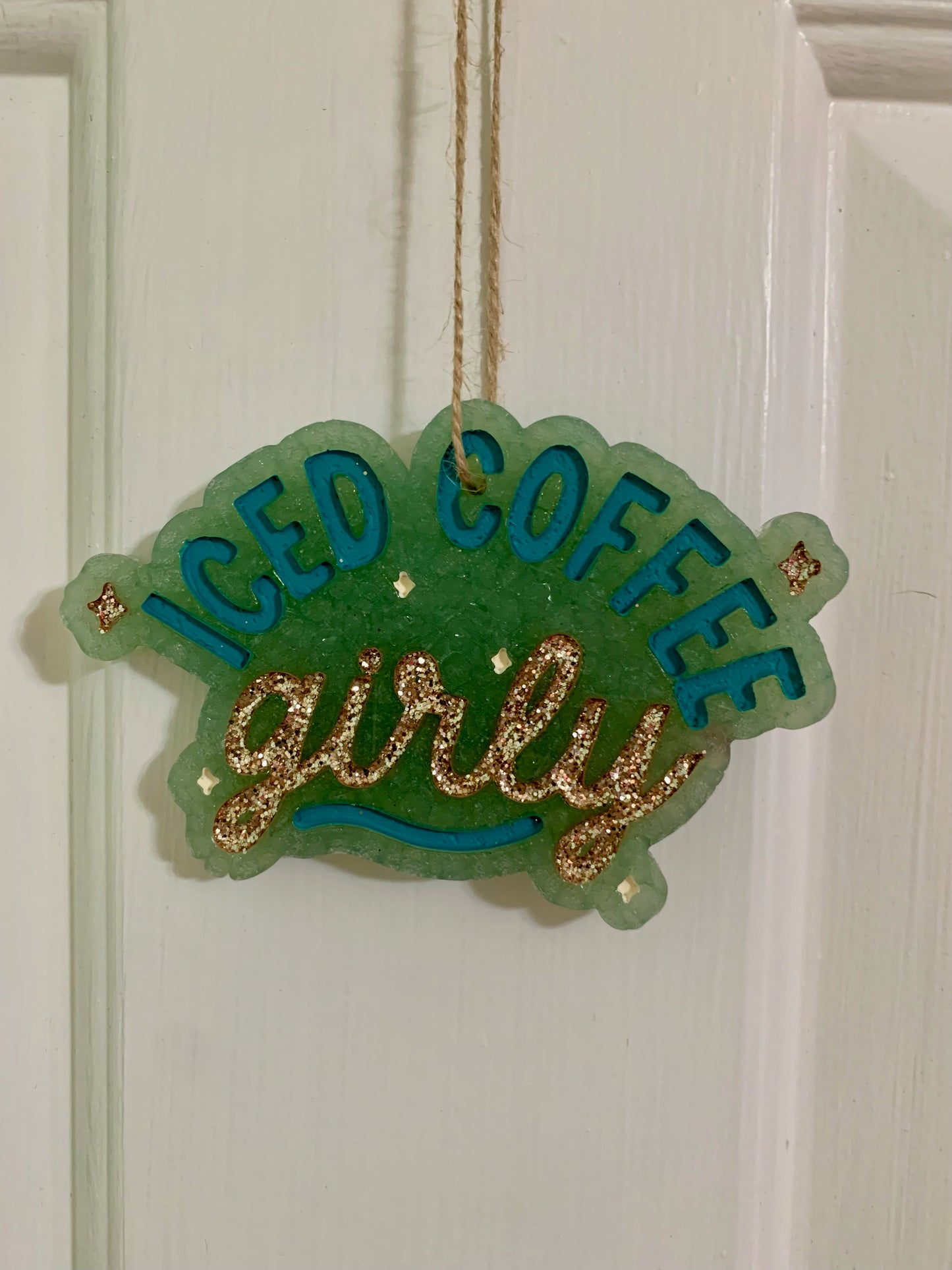 Iced Coffee Girly Car Freshie