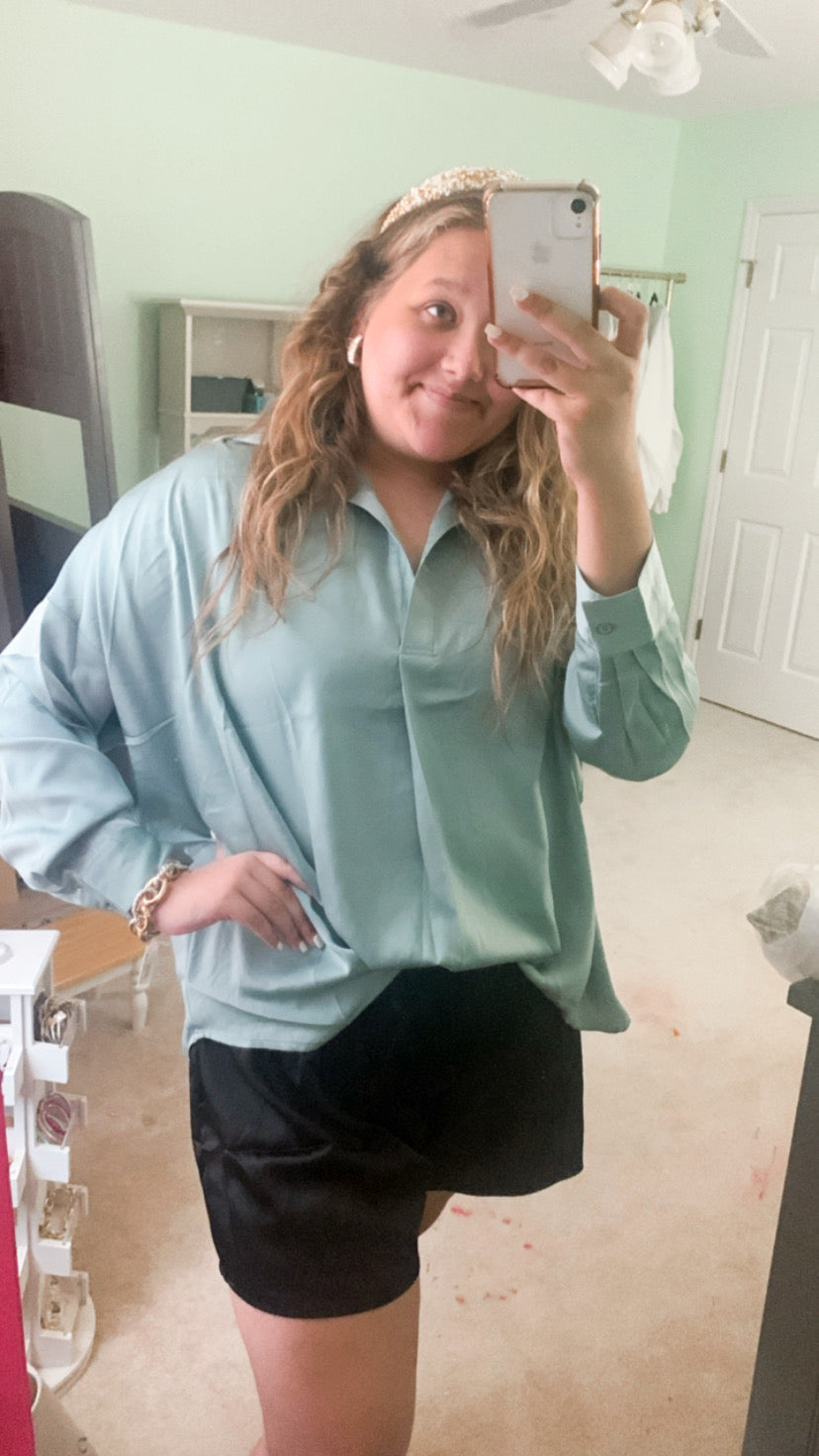 The Avery Sage Long Sleeve