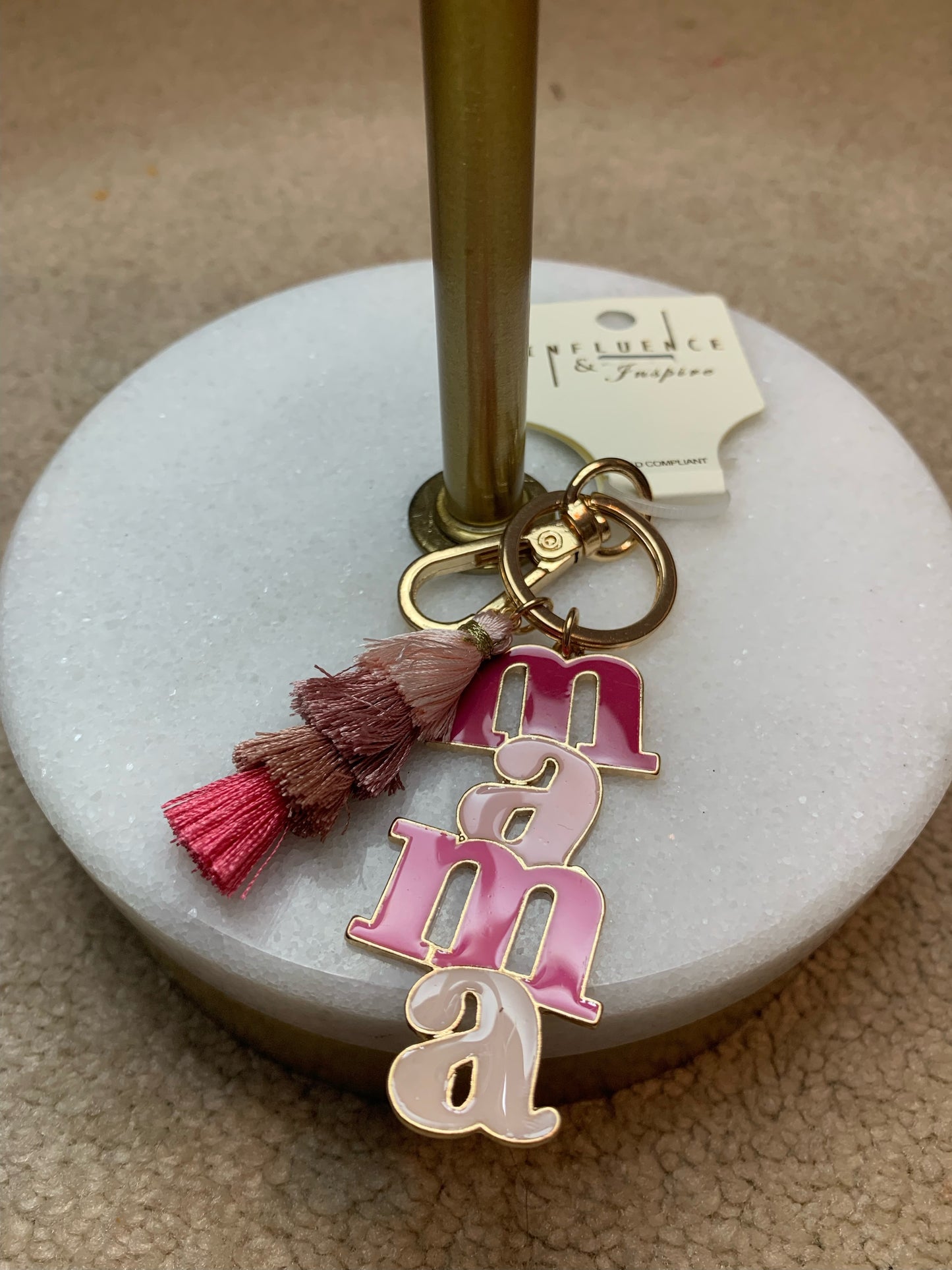 Mama Keychain Mixed Pinks