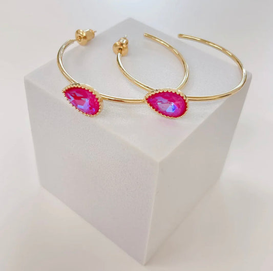 Radiance Hoop Earrings