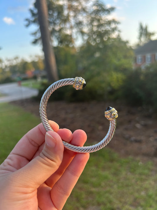 Bracelet with Purple Stone Detailing