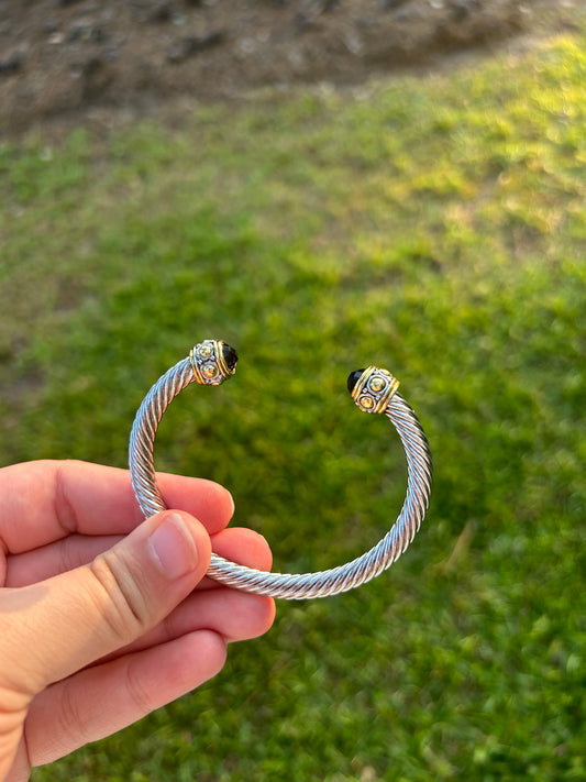 Bracelet with Purple Stone Detailing