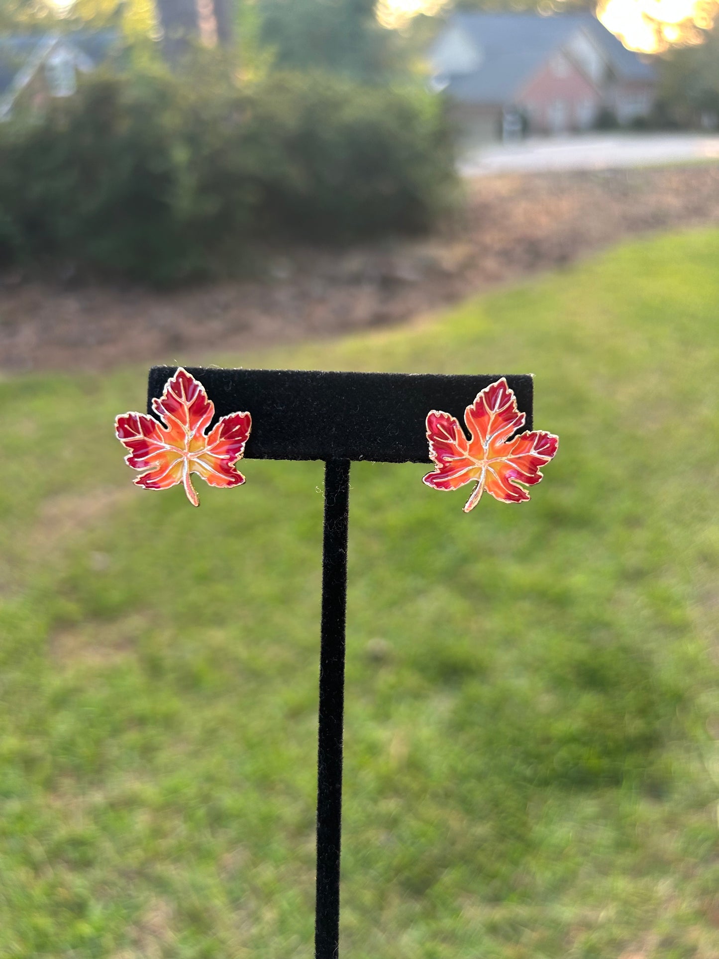 Fall Leave Studs