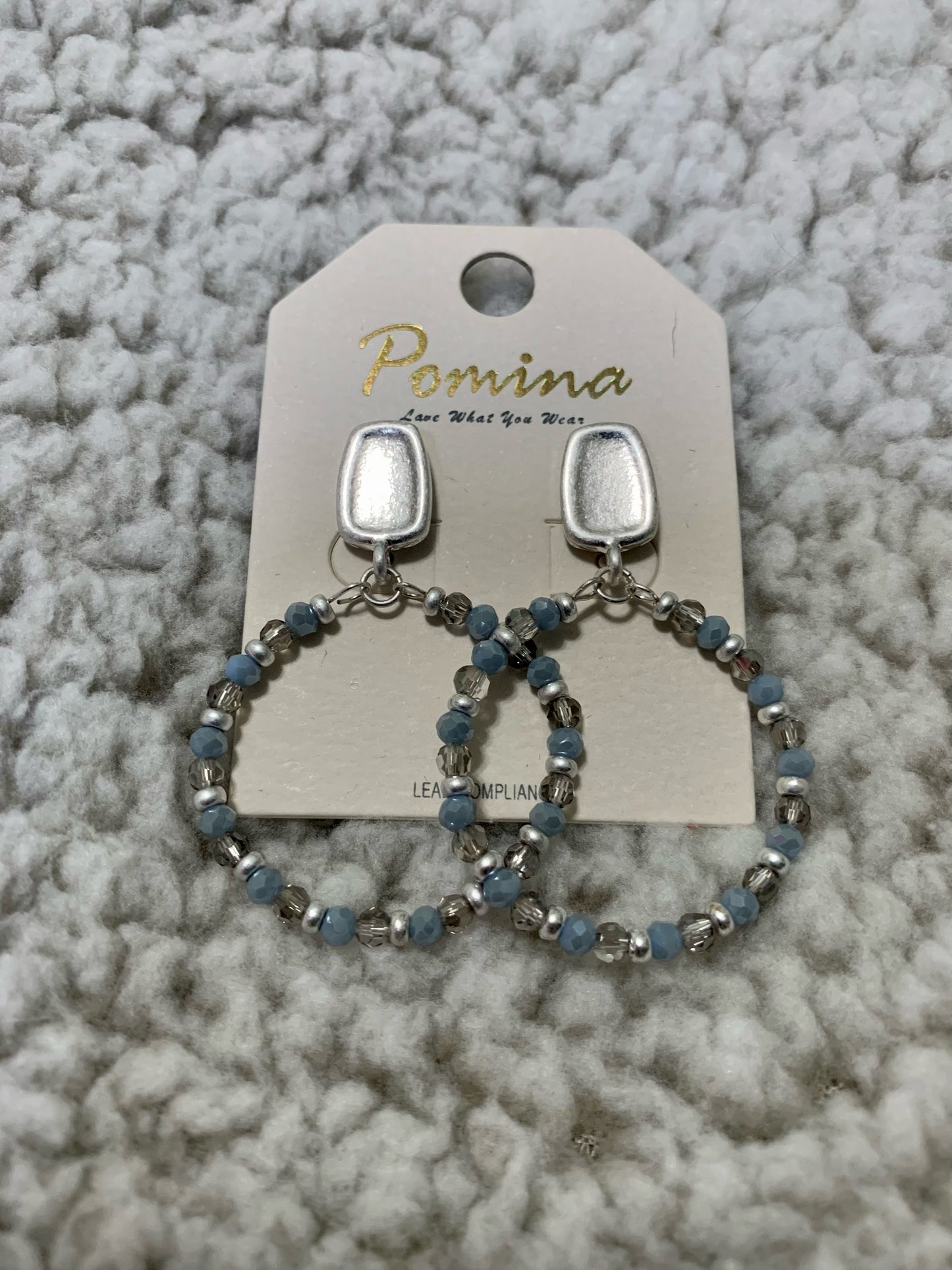 Crystal Metallic Beaded Detail Dangles