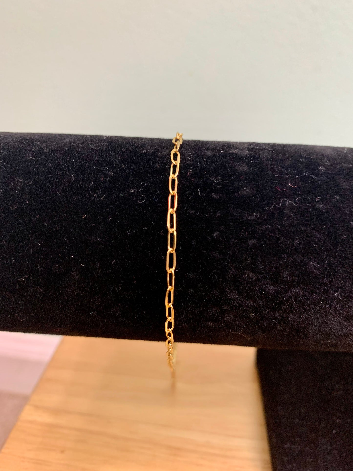 Dainty Paperclip Chain bracelet