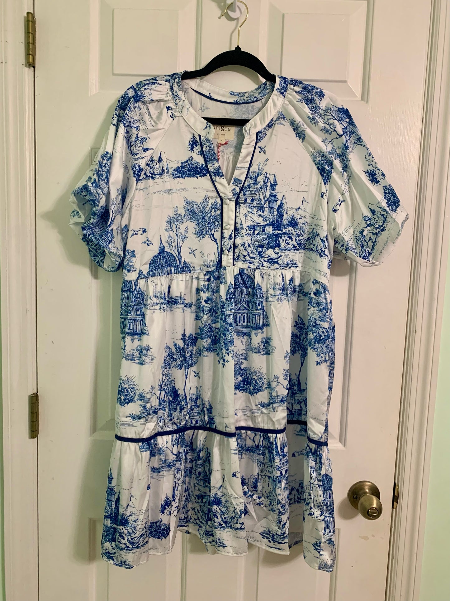 Blue Willow Midi dress