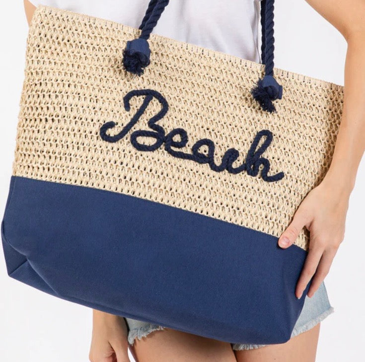 Lighweight Woven Beach Bag