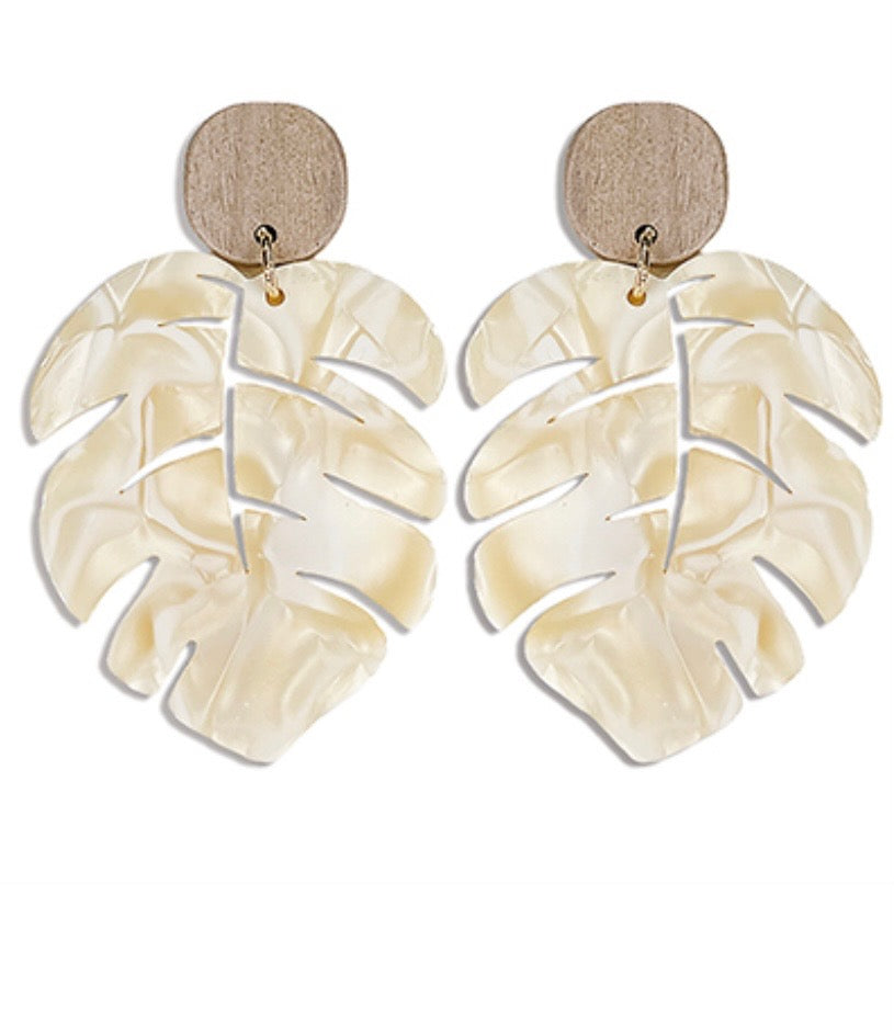 Tropical Palm Earrings