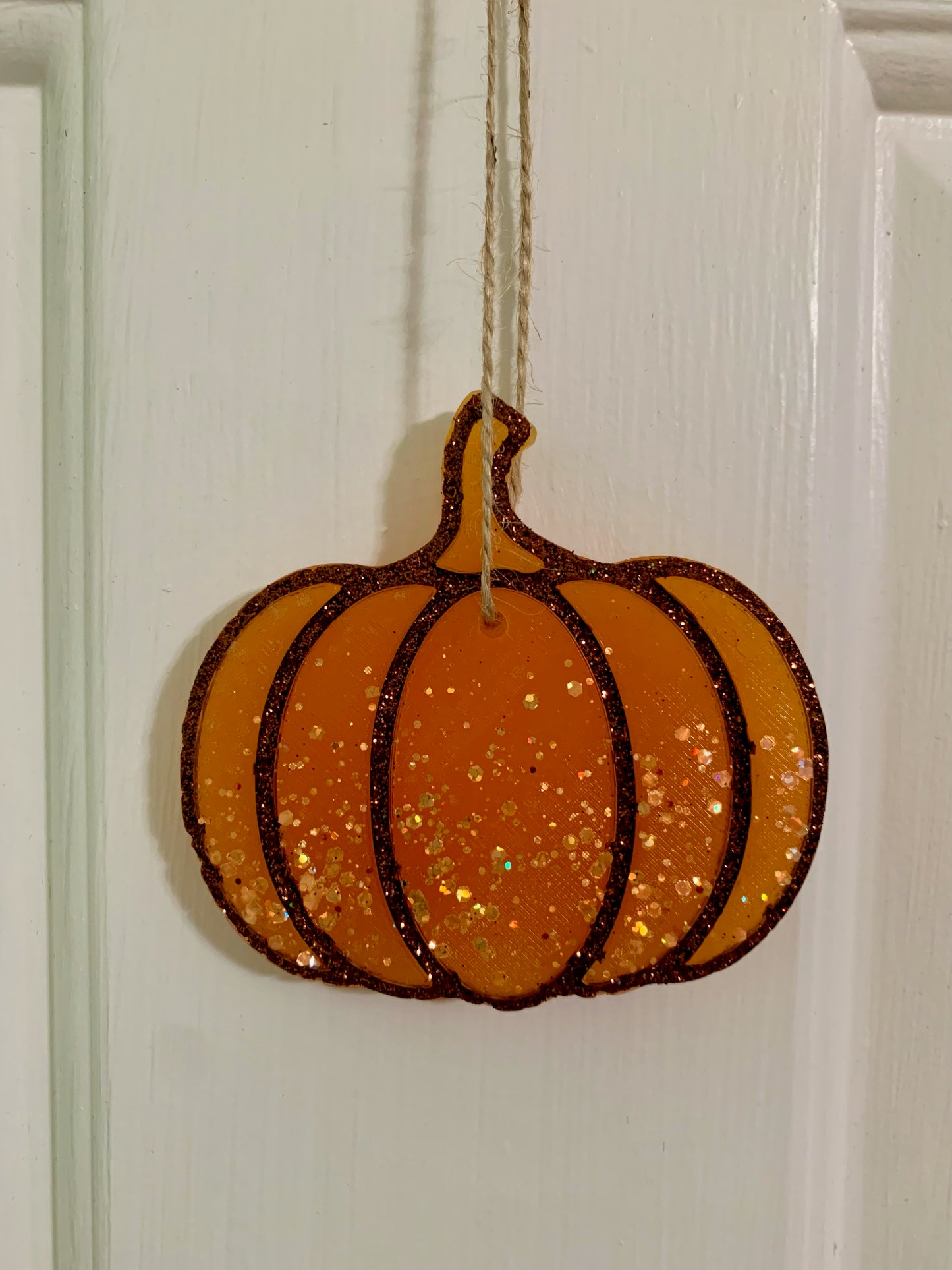 Sparkle Pumpkin Car Freshie