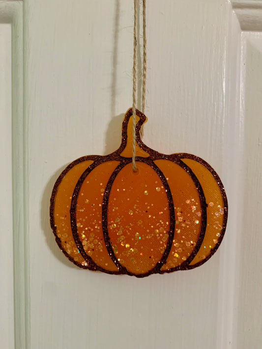 Sparkle Pumpkin Car Freshie