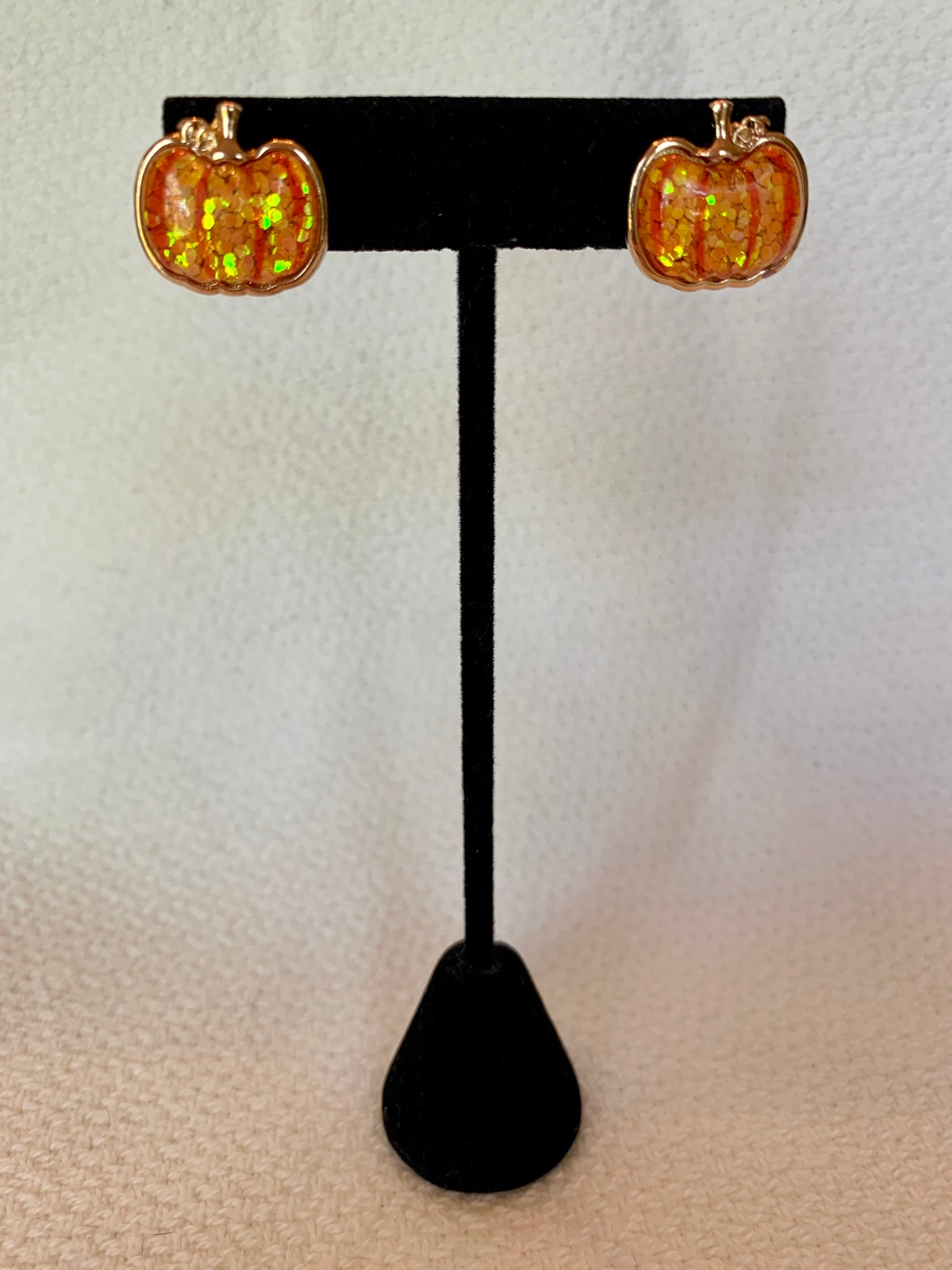 Pumpkin Sparkle Studs