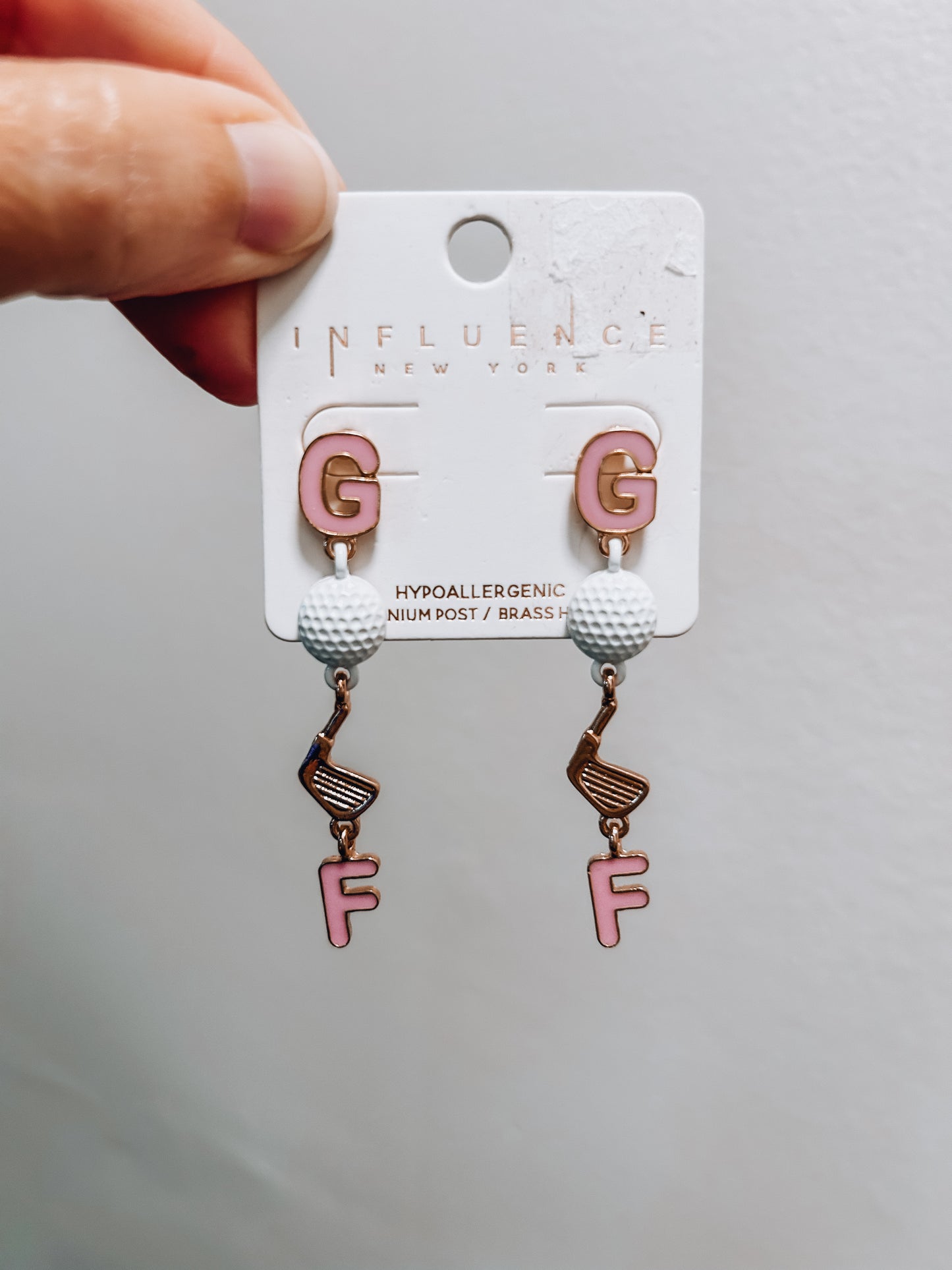 Golf Earring Dangles