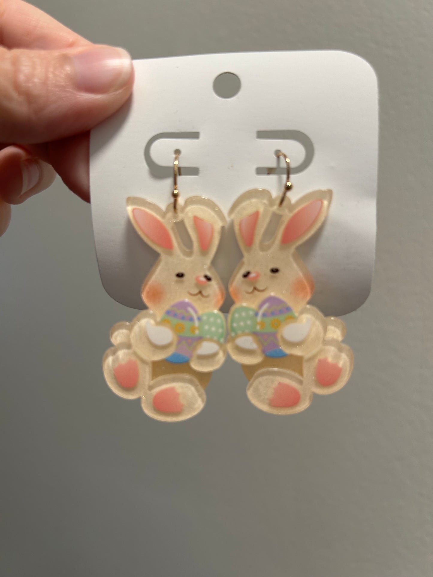Easter Bunny Acrylic Earrings