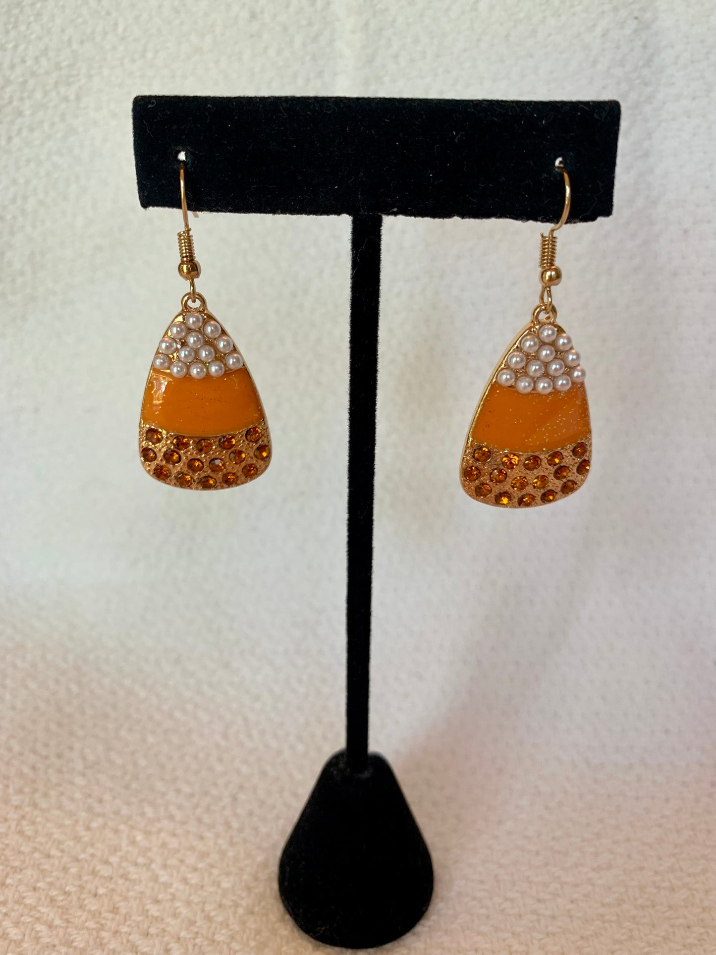 Candy Corn Earrings