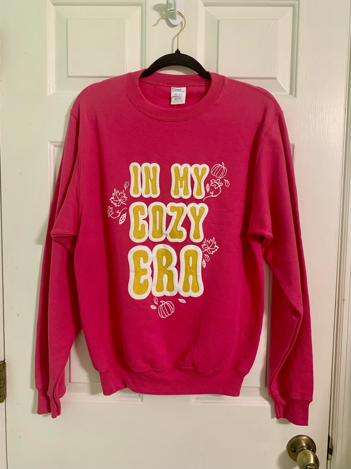 In my cozy era sweatshirt