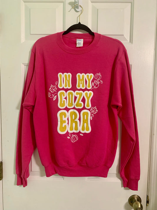 In my cozy era sweatshirt