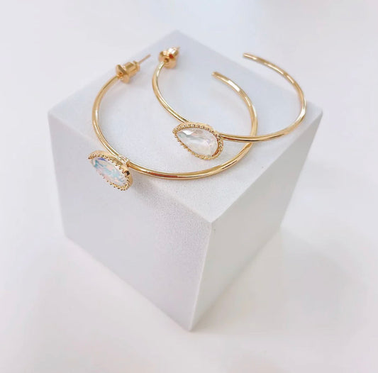 Radiance Hoop Earrings