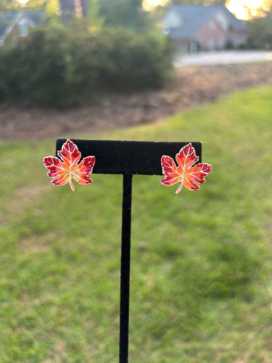 Fall Leave Studs