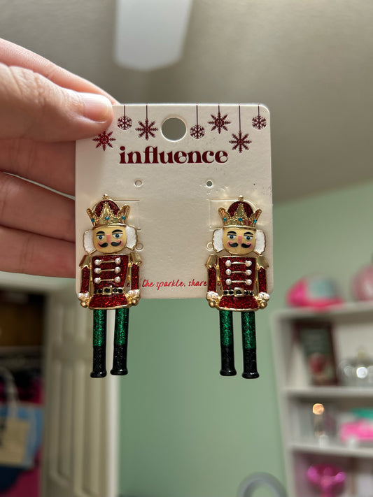 Christmas Nutcracker Dangle Earrings