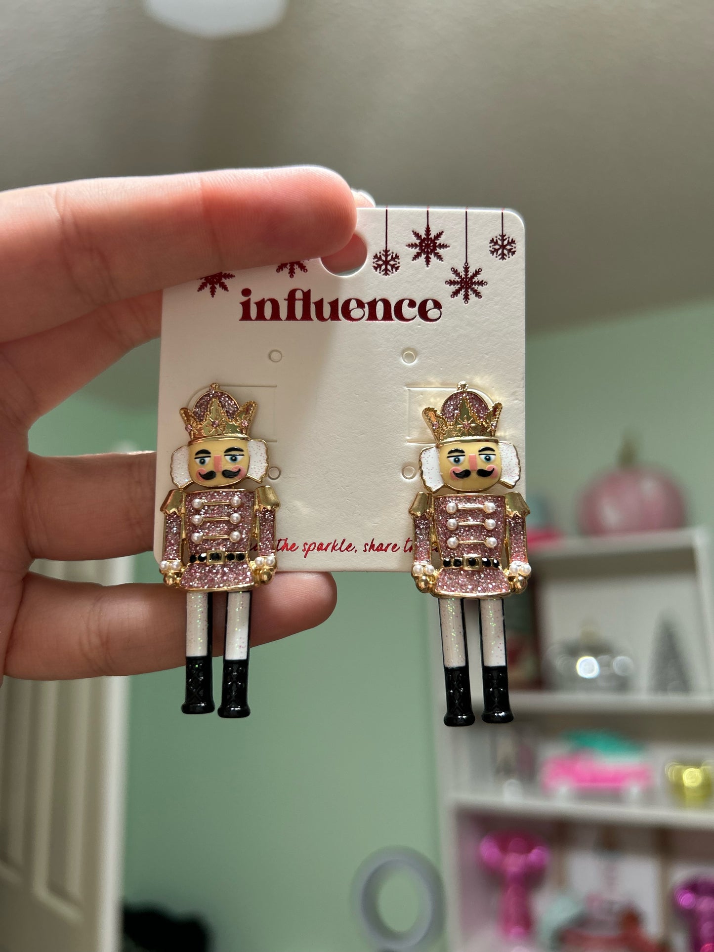 Christmas Nutcracker Dangle Earrings
