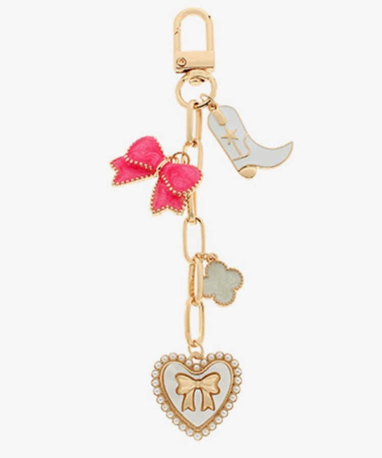 Western Theme Multi Bag Charm