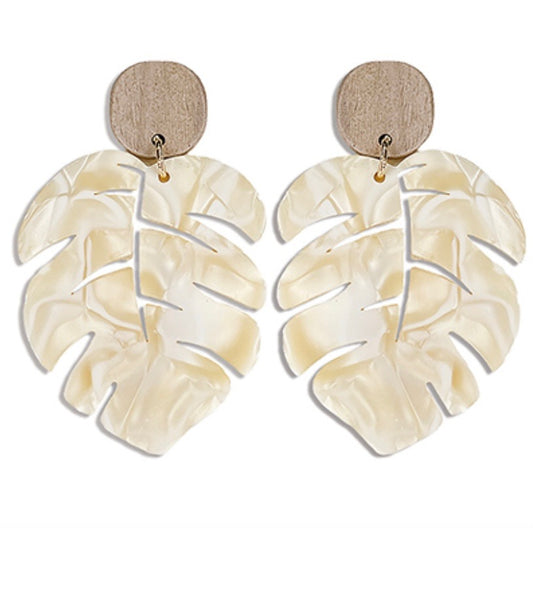 Tropical Palm Earrings