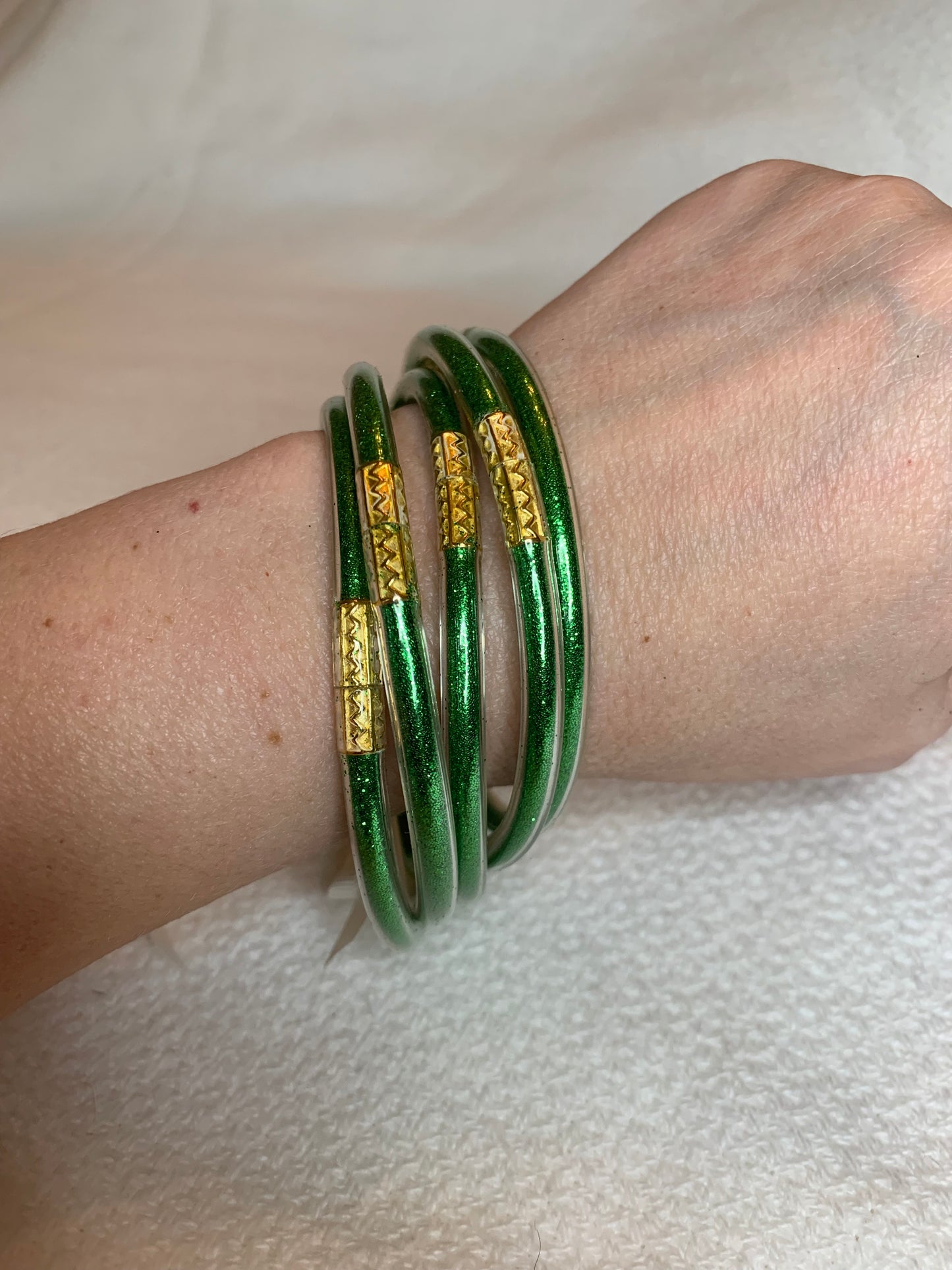 Green Bangled Bracelets