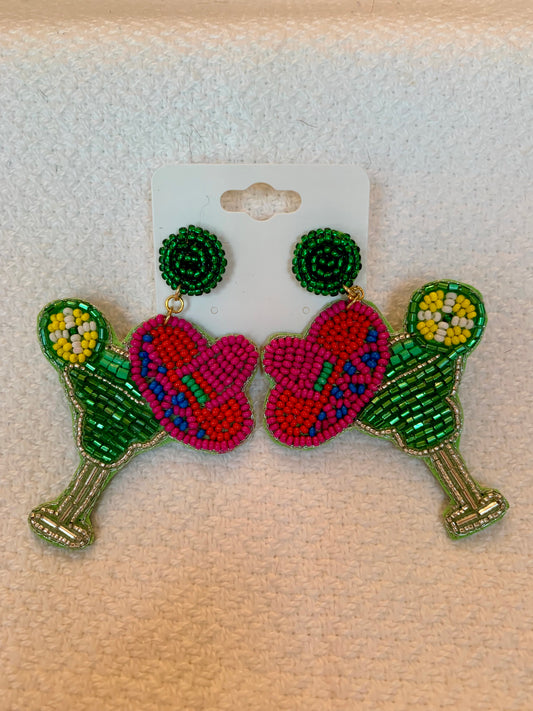 Beaded Margarita Earrings